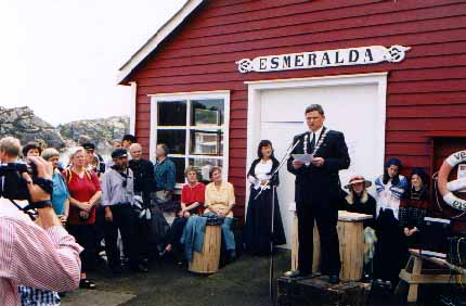 Opening av naust2000 ved ordfrer Inge Reidar Kallevg