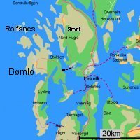 Hovedbilde: Hele Bmlo - Detaljbilde: Nordsida av Bmlo med Rolfsnes